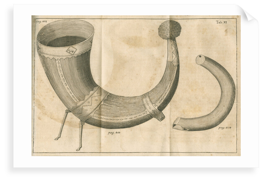 Ljungby horn and pipe by C Bergquist