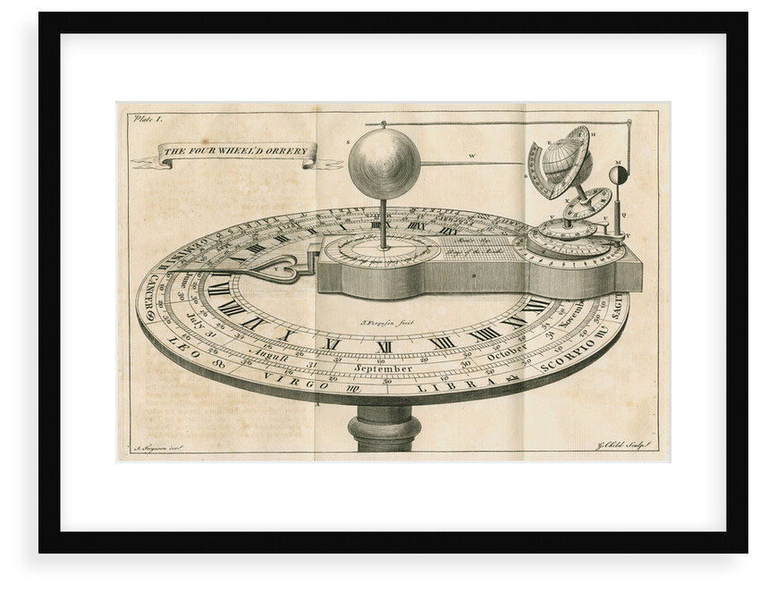 'The four wheel'd orrery' by G Child