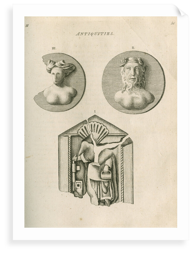 Stone antiquities found at Netherby by Anonymous