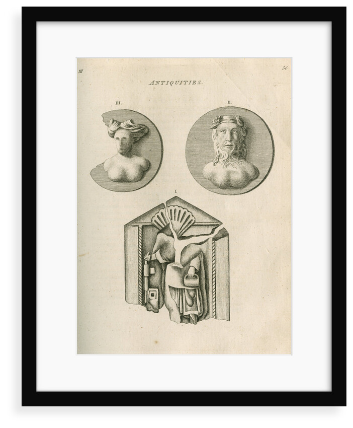 Stone antiquities found at Netherby by Anonymous