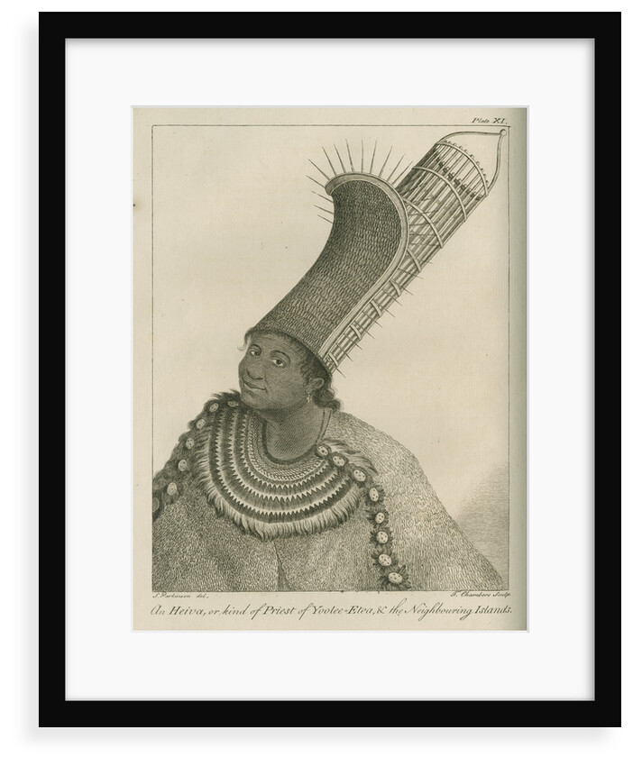 'An Heiva, or kind of Priest of Yoolee-Etea, & the Neighbouring Islands' by Thomas Chambers