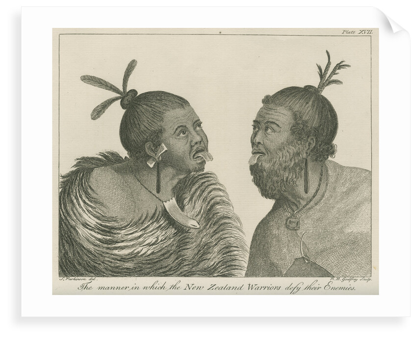 'The manner in which the New Zealand Warriors defy their Enemies' by Richard Bernard Godfrey