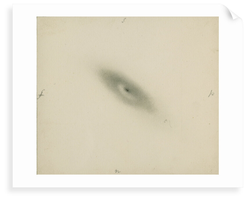 M.64 the Black Eye Galaxy by John Frederick William Herschel