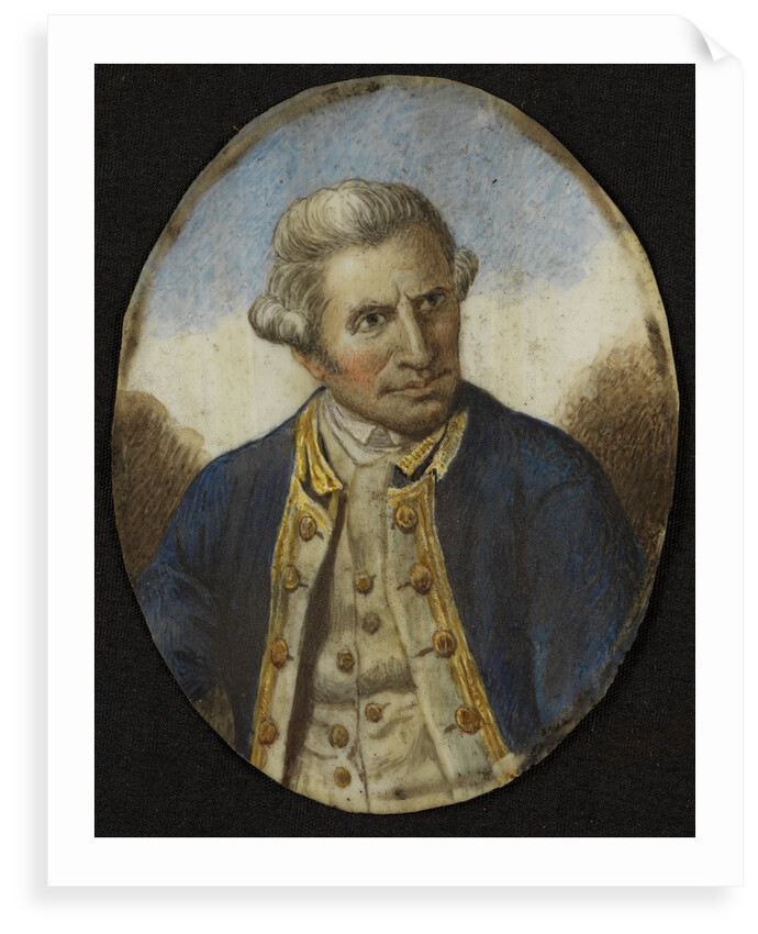 Miniature of James Cook (1728-1779) by unknown