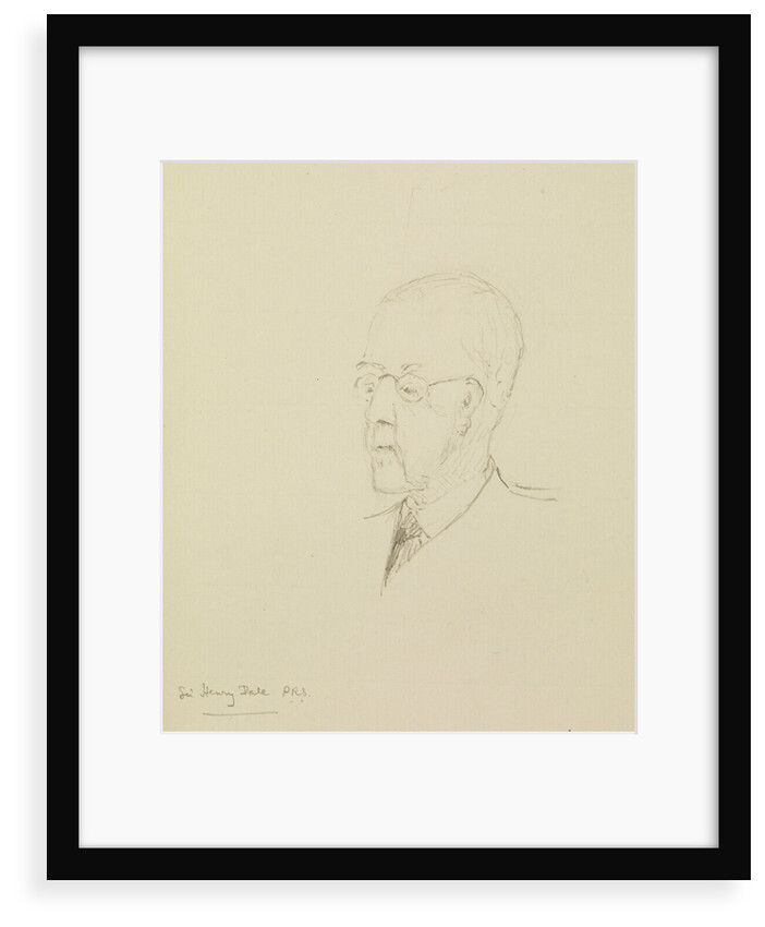 Portrait of Sir Henry Hallett Dale (1875-1968) by Alfred Charles Glyn Egerton
