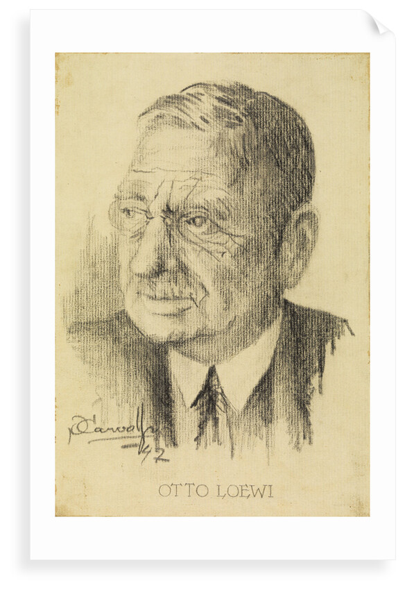 Portrait of Otto Loewi (1873-1961) by P Carvalho