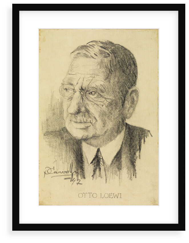 Portrait of Otto Loewi (1873-1961) by P Carvalho