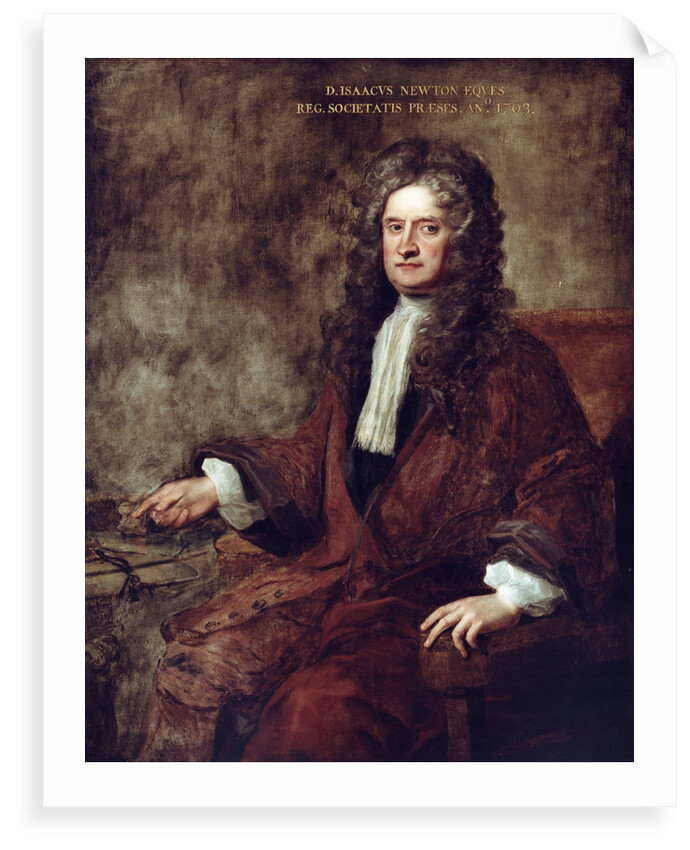 Portrait of Isaac Newton (1642-1727) by Charles Jervas