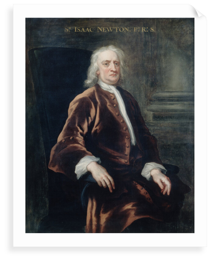Portrait of Isaac Newton (1642-1727) by John Vanderbank