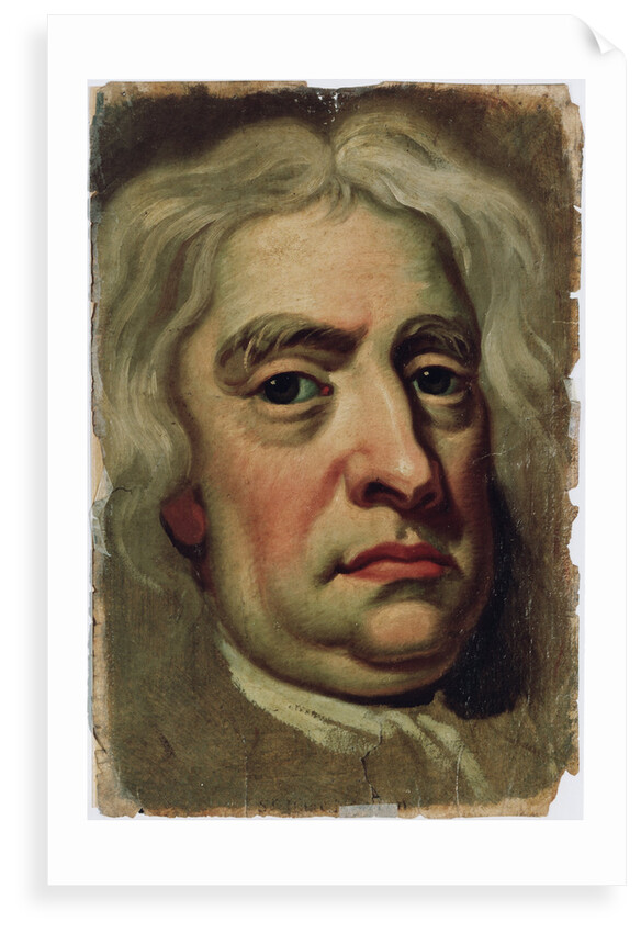 Portrait of Isaac Newton (1642-1727) by John Vanderbank