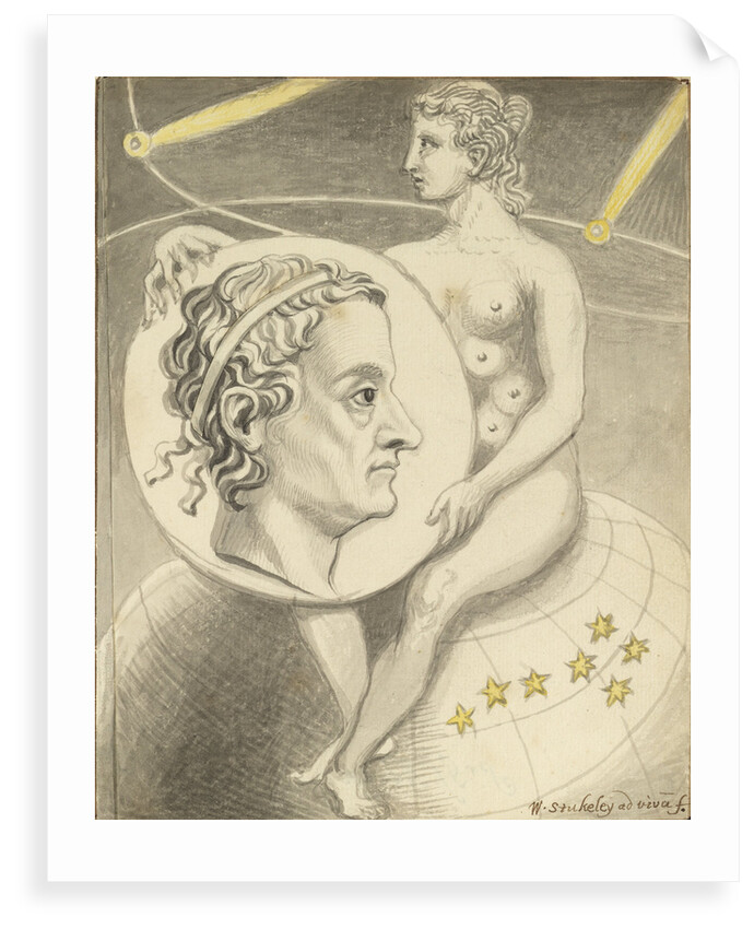 Portrait of Isaac Newton (1642-1727) by William Stukeley