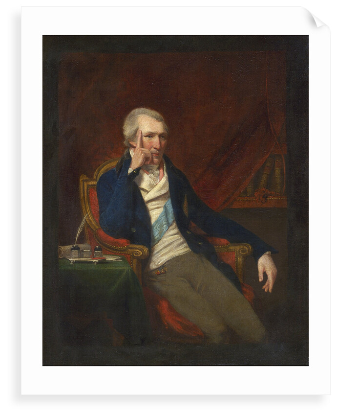 Portrait of Sir Benjamin Thompson, Count Rumford (1753-1814) by John Raphael Smith
