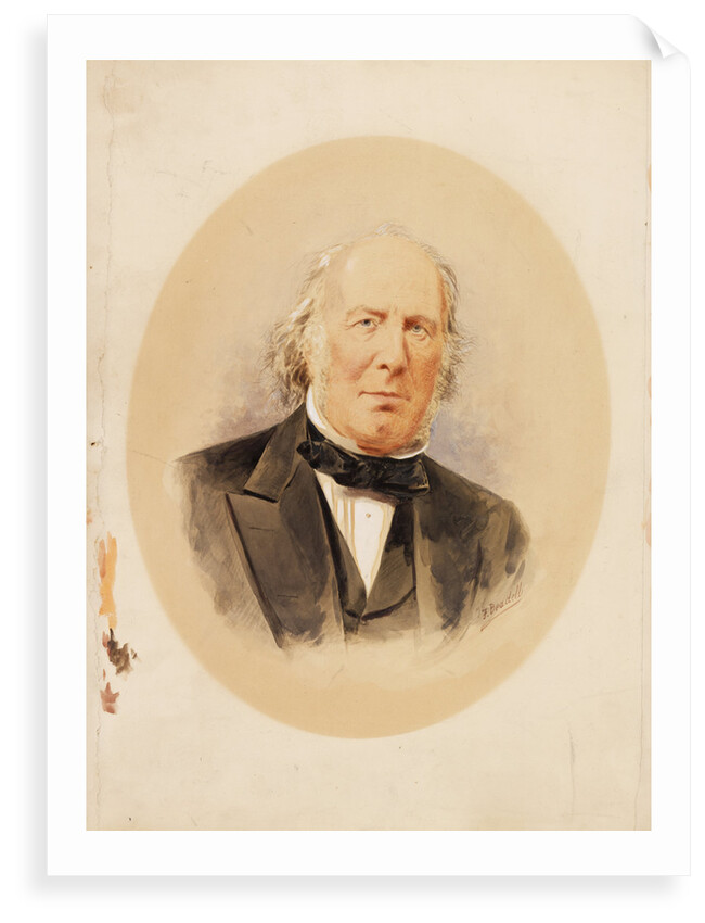 Portrait of William Sharpey (1802-1880) by F Beadell