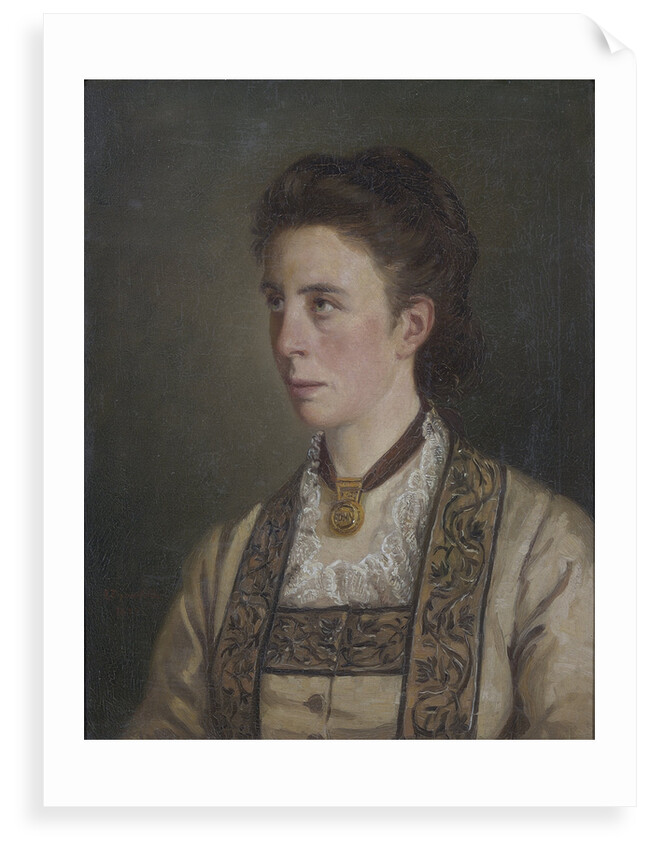 Portrait of Louisa Charlotte Tyndall (1845-1940) by Victor Zippenfeld