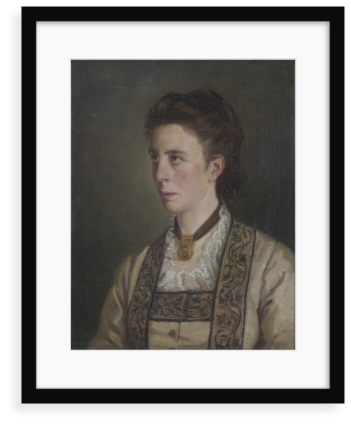 Portrait of Louisa Charlotte Tyndall (1845-1940) by Victor Zippenfeld