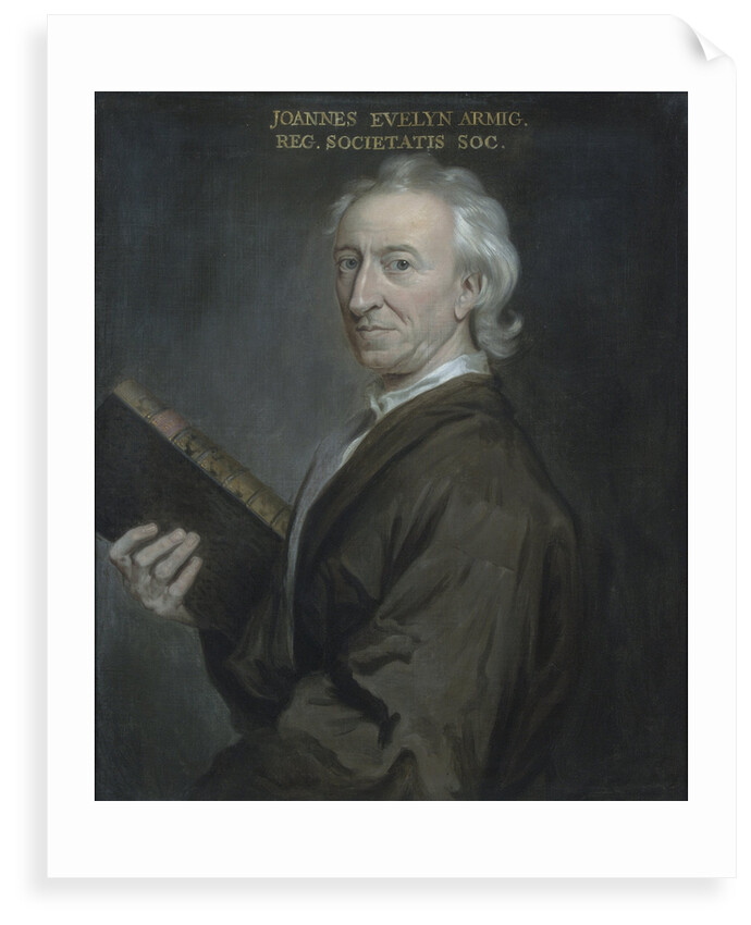 Portrait of John Evelyn (1620-1706) by Godfrey Kneller