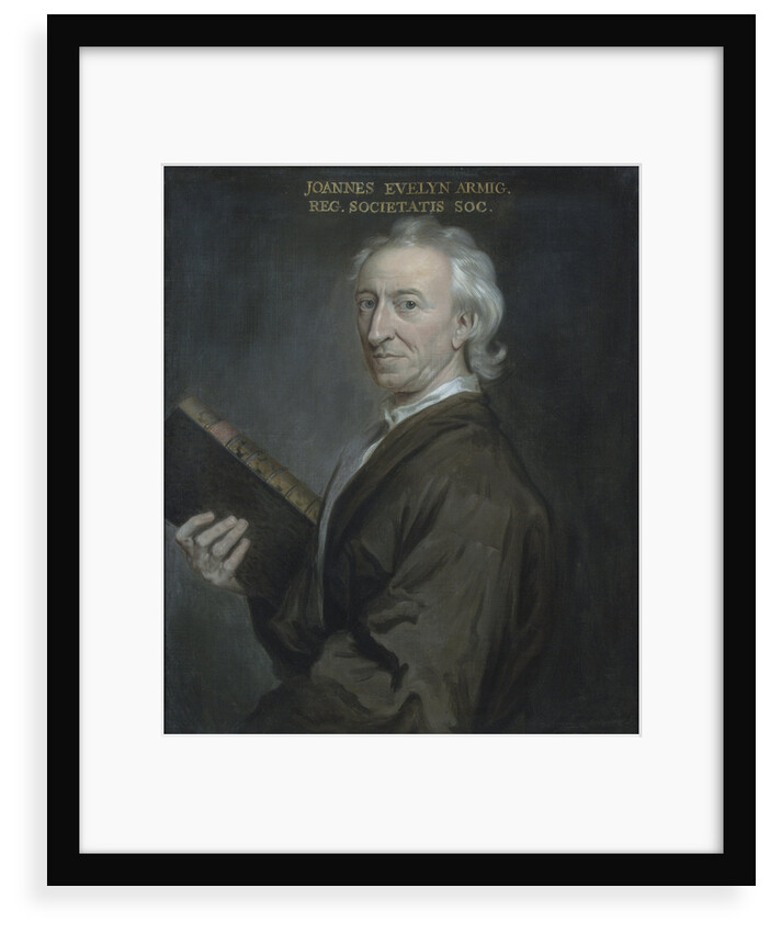 Portrait of John Evelyn (1620-1706) by Godfrey Kneller