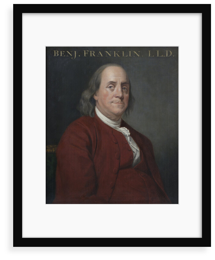 Portrait of Benjamin Franklin (1706-1790) by Joseph Wright