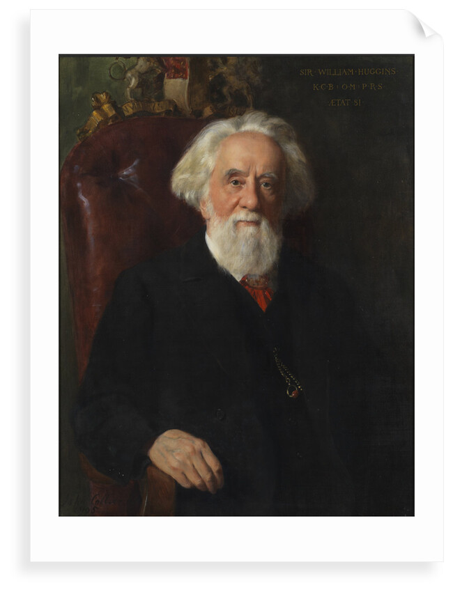 Portrait of Sir William Huggins (1824-1910) by John Collier