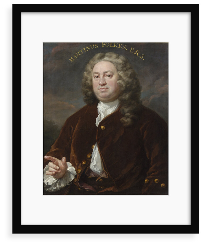 Portrait of Martin Folkes (1690-1754) by William Hogarth