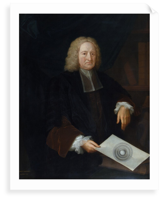 Portrait of Edmond Halley (1656-1742) by Michael Dahl