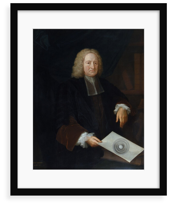Portrait of Edmond Halley (1656-1742) by Michael Dahl