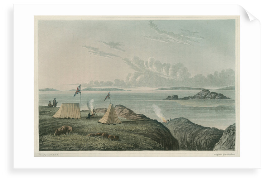 View of the Arctic Sea, from the mouth of the Copper Mine River by Edward Francis Finden