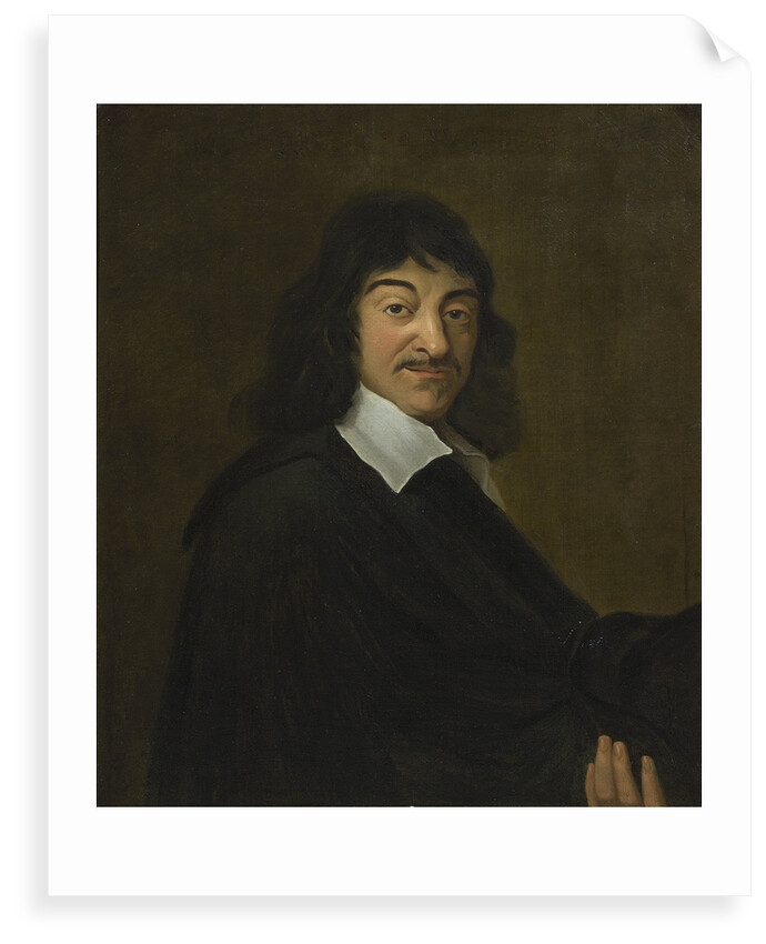 Portrait of Rene Descartes (1596-1650) by unknown