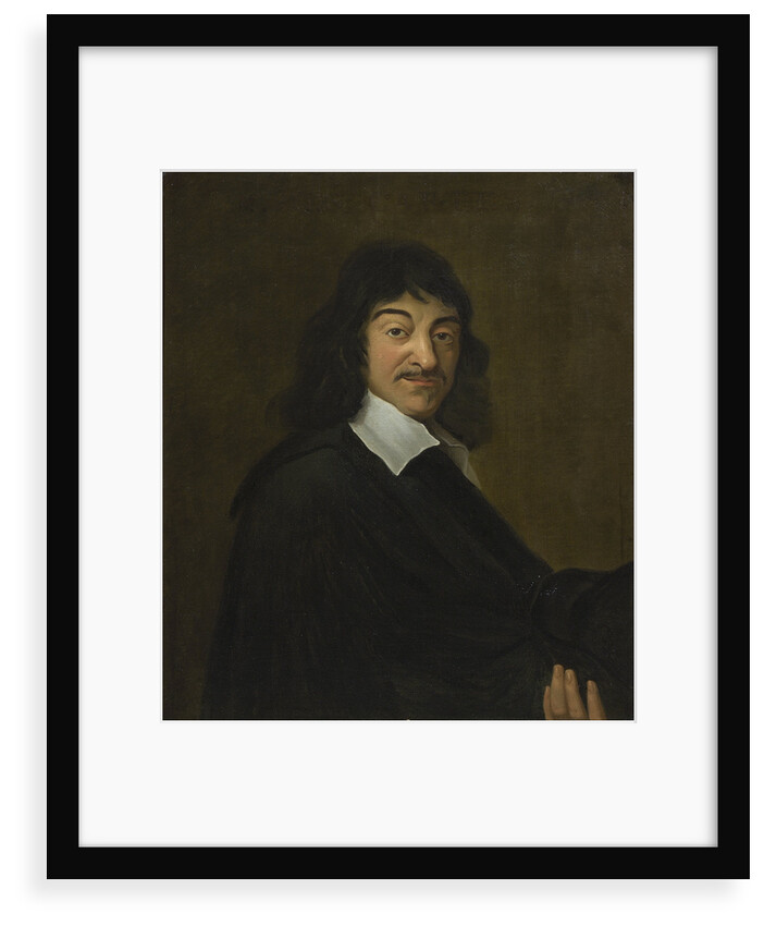 Portrait of Rene Descartes (1596-1650) by unknown