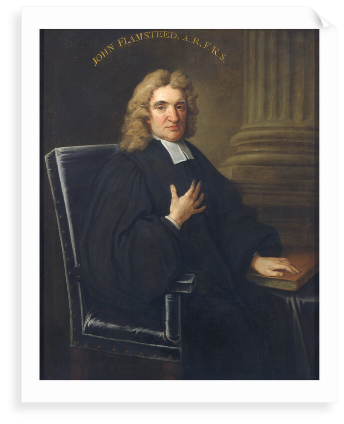 Portrait of John Flamsteed (1646-1719) by Thomas Gibson