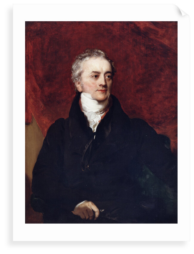 Portrait of Thomas Young (1773-1829) by Henry Perronet Briggs