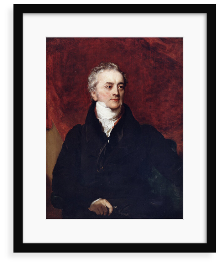 Portrait of Thomas Young (1773-1829) by Henry Perronet Briggs