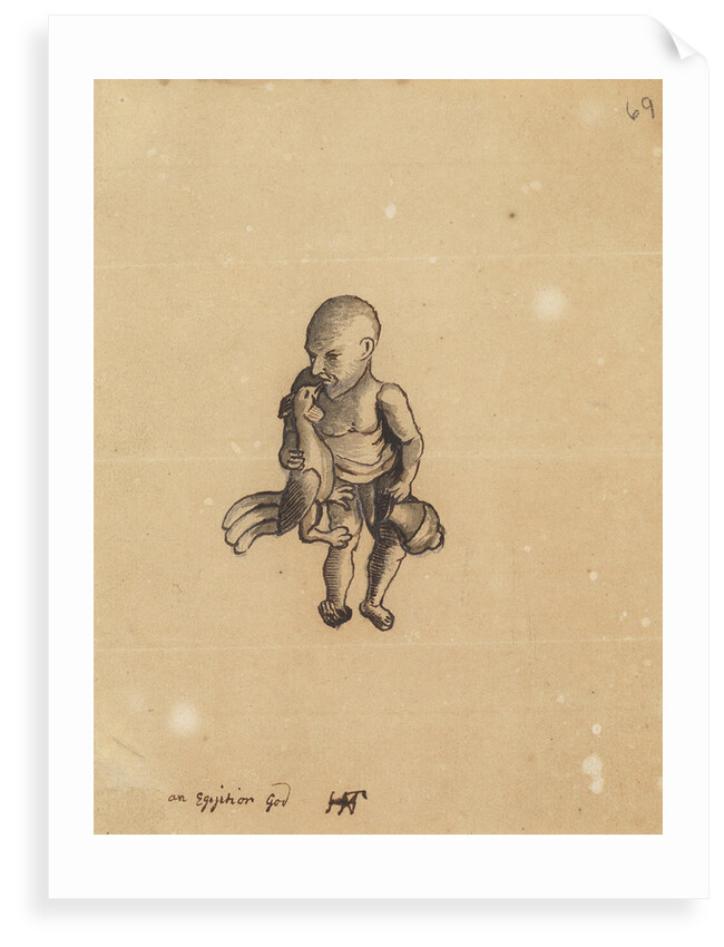 Statuette of an Egyptian God by Henry Hunt