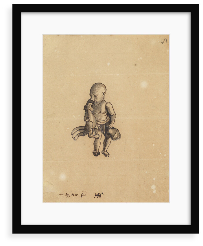 Statuette of an Egyptian God by Henry Hunt