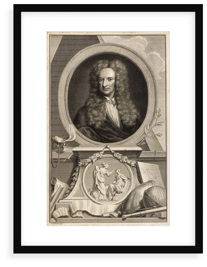 Portrait of Isaac Newton (1642-1727) by Jacobus Houbraken
