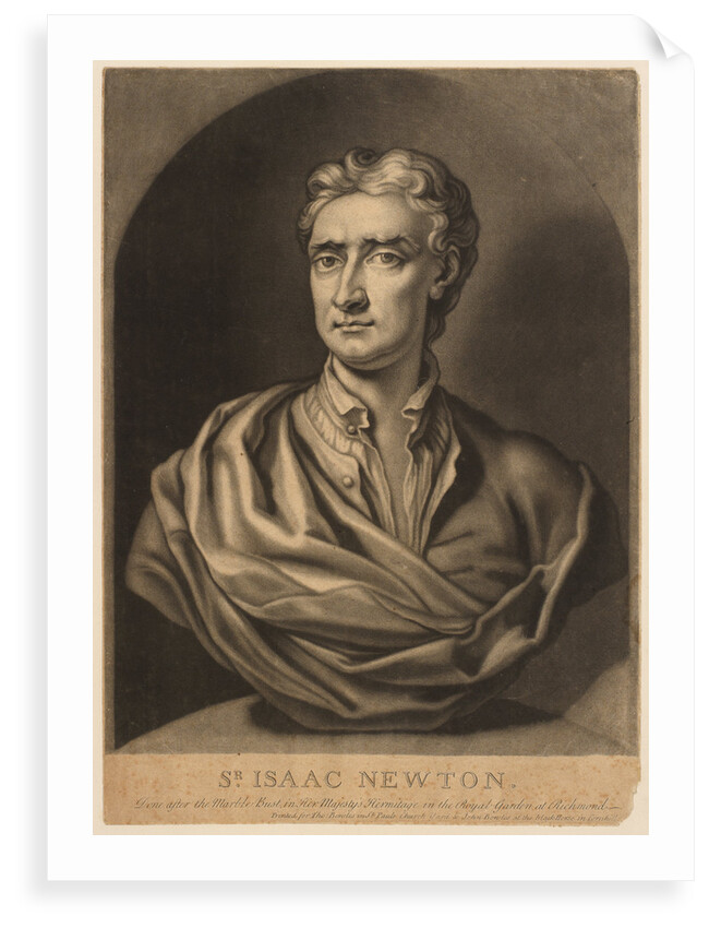 Portrait of Isaac Newton (1642-1727) by John Faber the Younger