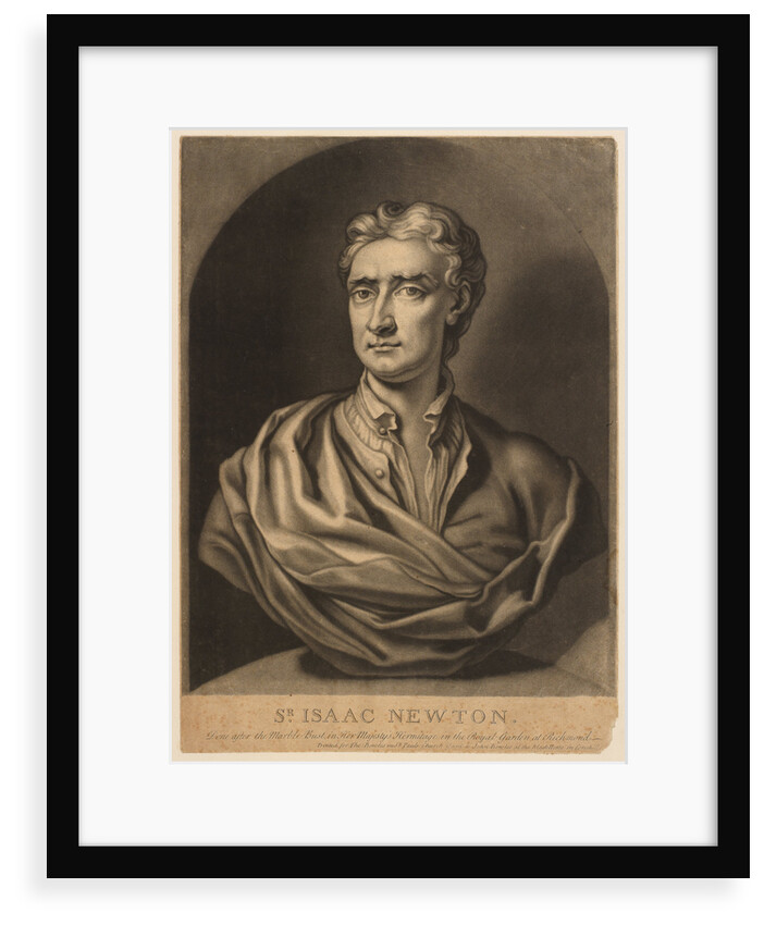 Portrait of Isaac Newton (1642-1727) by John Faber the Younger