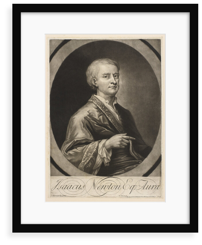 Portrait of Isaac Newton (1642-1727) by Jean Simon