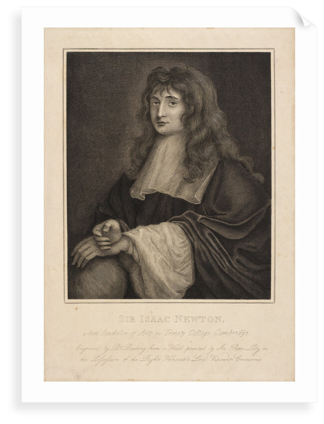 Portrait of Isaac Newton (1642-1727) by Burnet Reading