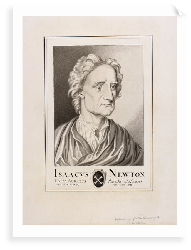 Portrait of Isaac Newton (1642-1727) by George Perfect Harding