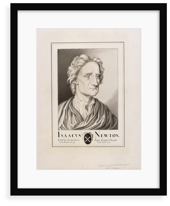 Portrait of Isaac Newton (1642-1727) by George Perfect Harding