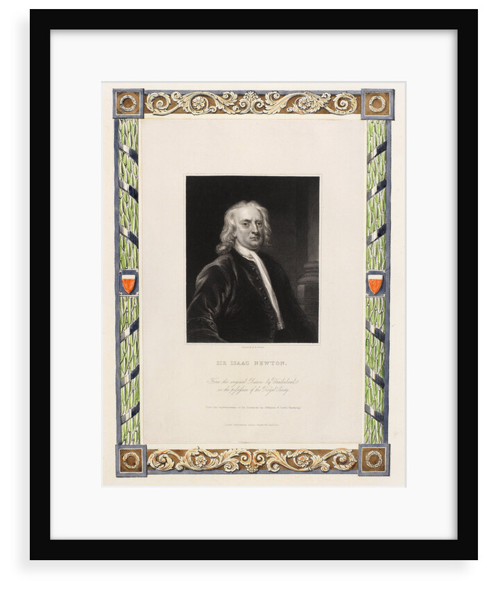 Portrait of Isaac Newton (1642-1727) by Edward Scrimm