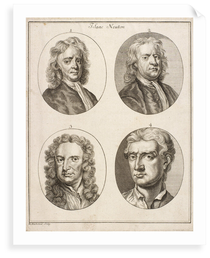 Portrait of Isaac Newton (1642-1727) by M Wachsmut