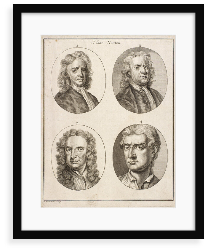 Portrait of Isaac Newton (1642-1727) by M Wachsmut