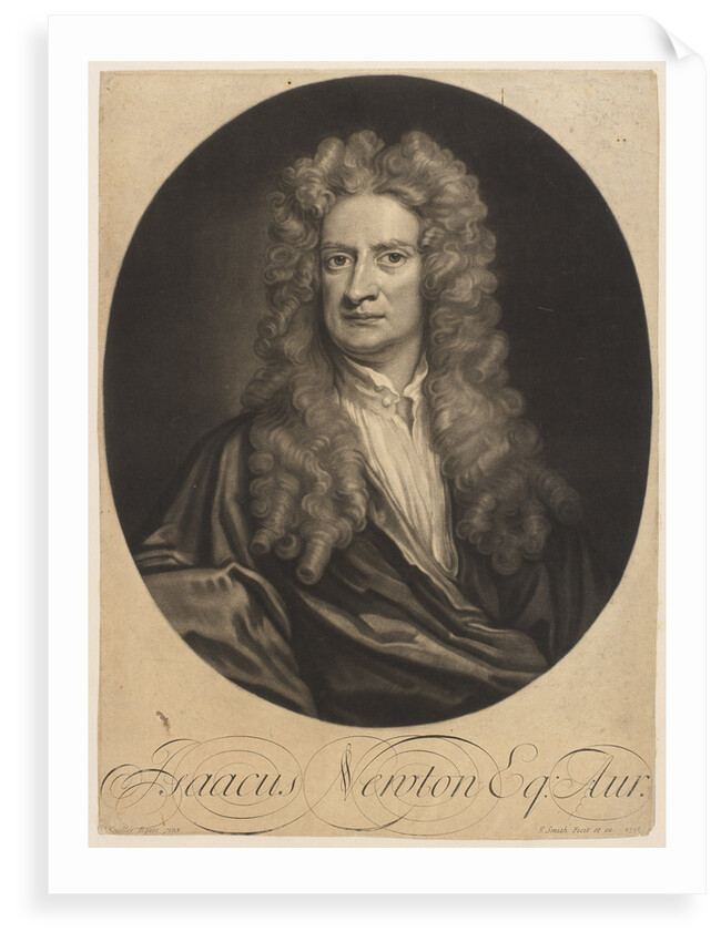 Portrait of Isaac Newton (1642-1727) by John Smith