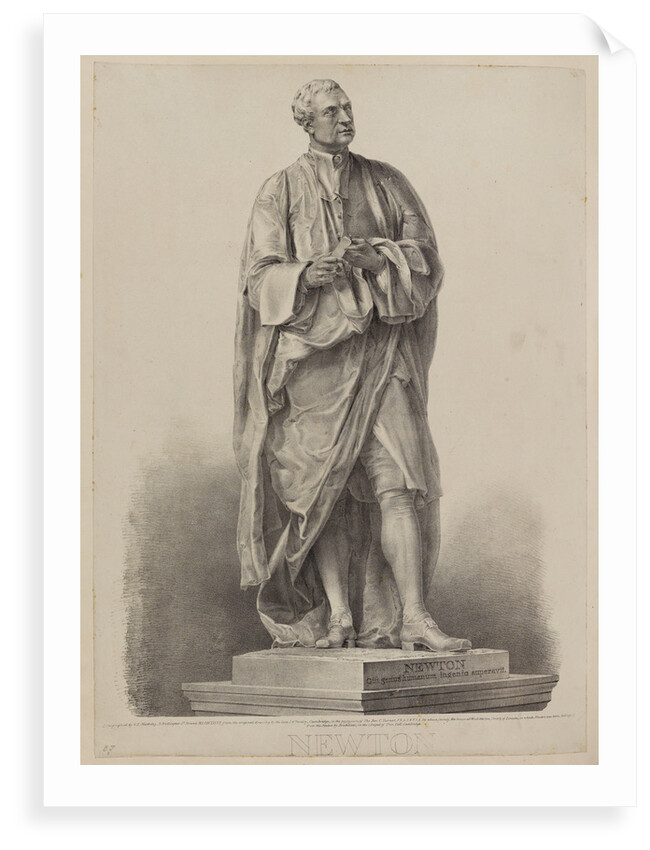 Statue of Sir Isaac Newton by George E Madeley