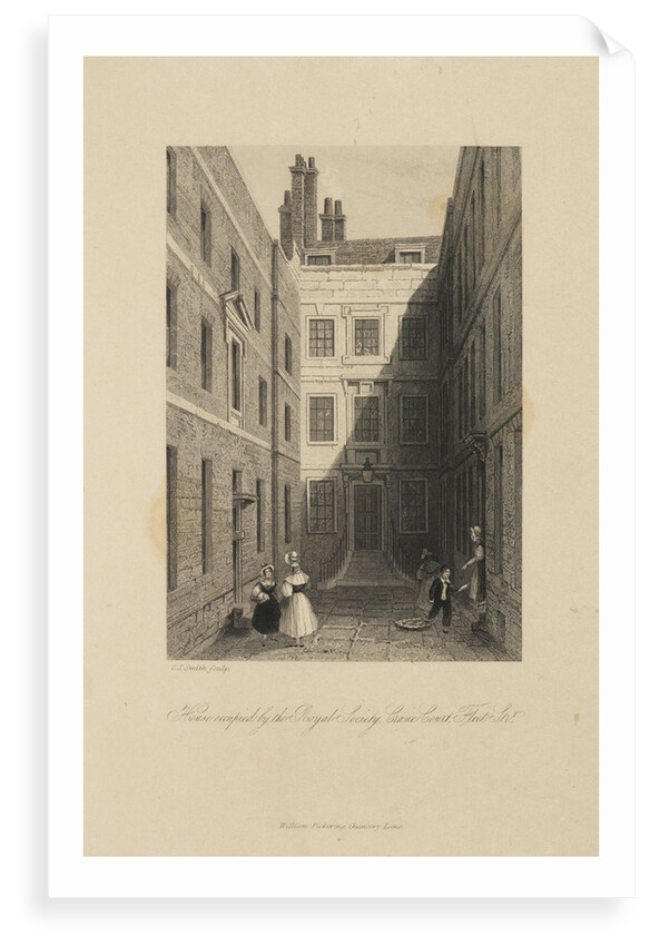 The Royal Society's house at Crane Court by Charles John Smith