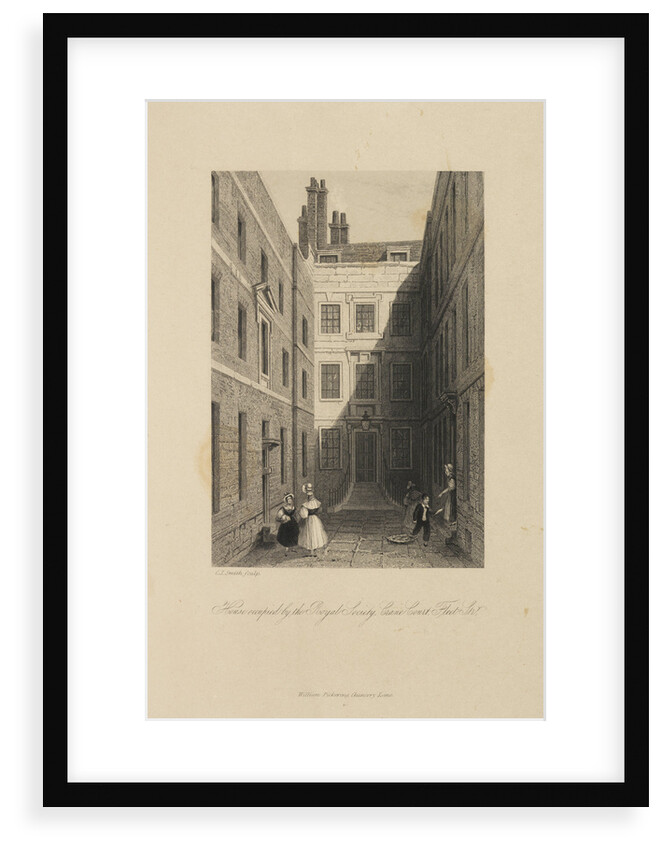 The Royal Society's house at Crane Court by Charles John Smith