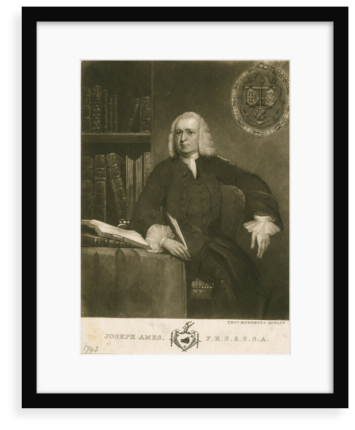 Portrait of Joseph Ames (1689-1759) by Thomas Hodgetts