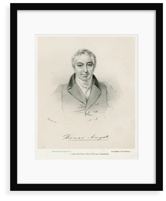Portrait of Thomas Amyot (1775-1850) by Day & Haghe